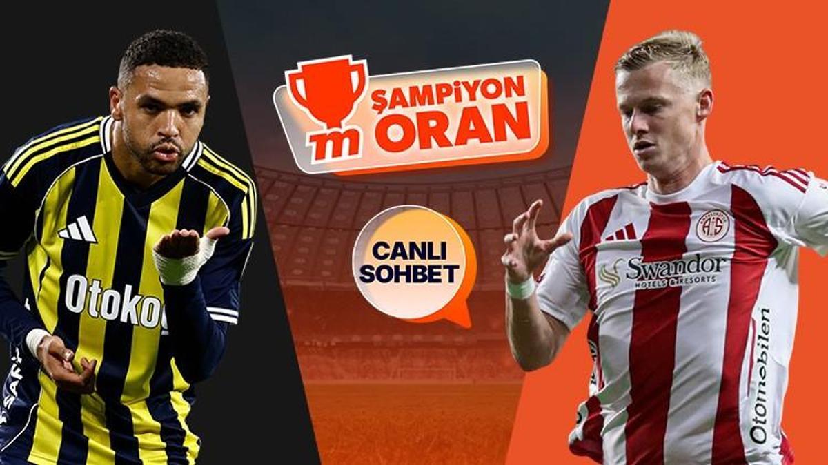 Fenerbahçe, Antalyaspor’u ağırlayacak! Maçın heyecanı canlı sohbet ve Şampiyon Oranlar ile Misli'de