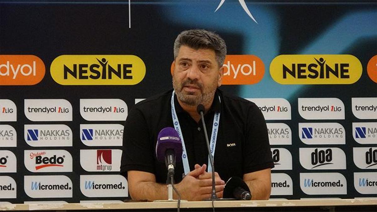 Adana Demirspor Teknik Direktörü Koray Palaz: Kolay bir süreç değil hiçbirimiz için
