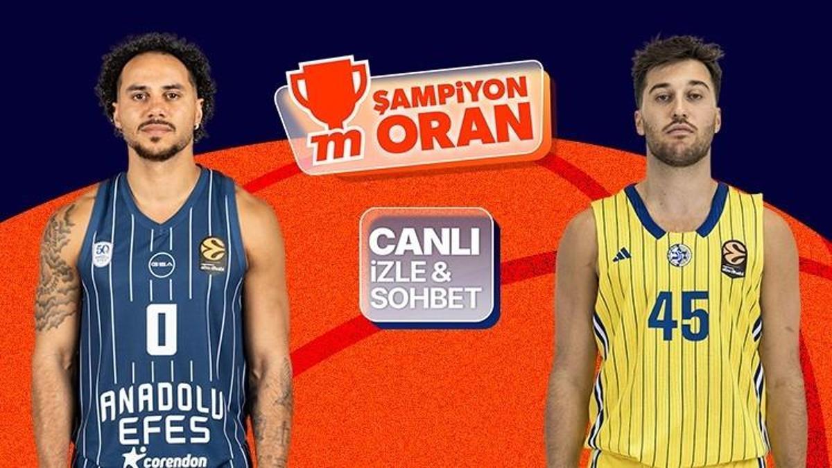 Anadolu Efes, EuroLeague’de sezona Maccabi Tel Aviv karşısında başlıyor! Mücadelenin heyecanı canlı yayın, canlı sohbet ve Şampiyon Oranlar ile Misli'de