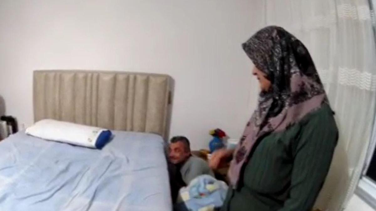Firari hükümlü yorganın altında yakalandı