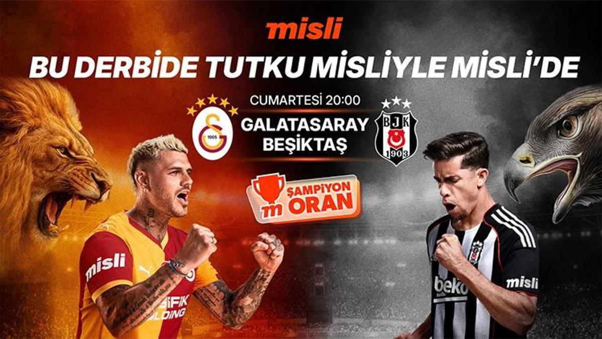 Süper Lig’de dev derbi: Dev derbide tutku misliyle Misli’de