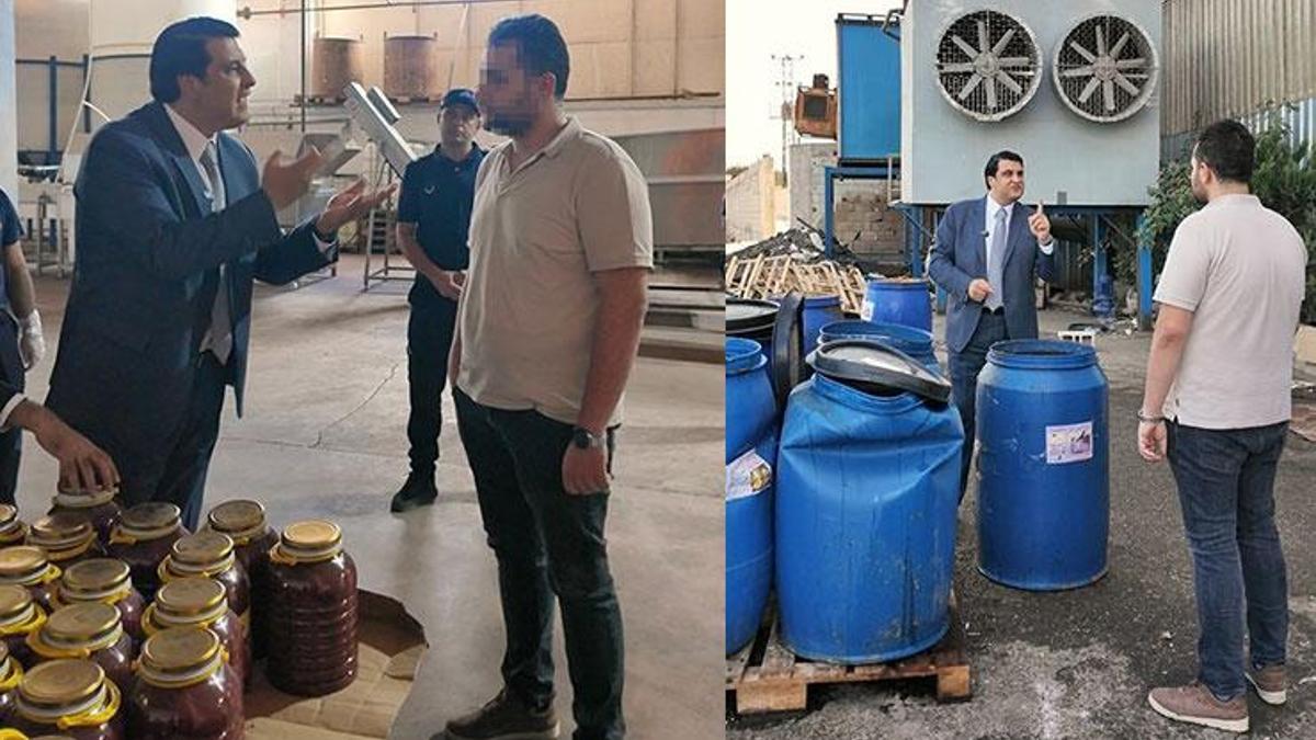 Gaziantep'te gıda fabrikası denetimlerinde şoke eden görüntüler! Belediye başkanı çileden çıktı