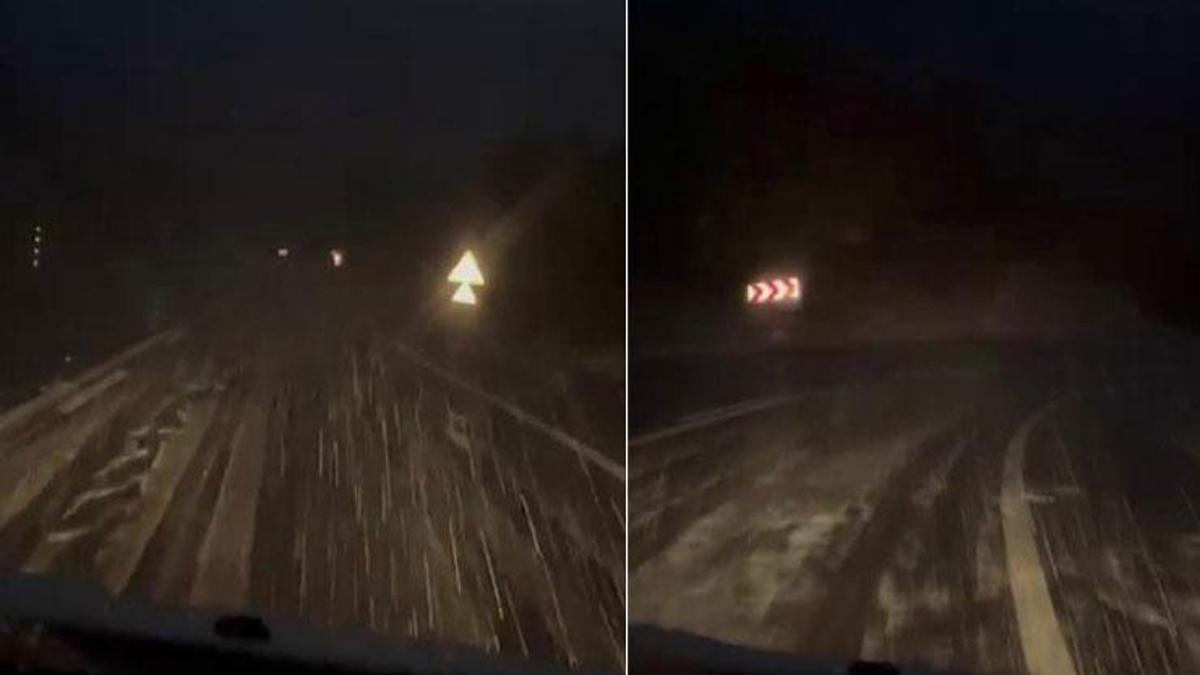 Mevsimin ilk karı yağdı! Vatandaşlar hazırlıksız yakalandı