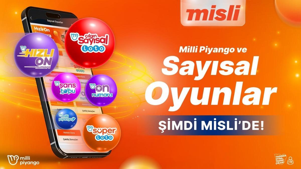 Milli Piyango ve Sayısal Oyunlar ile Kazanmanın Tutkusu Misli’de!
