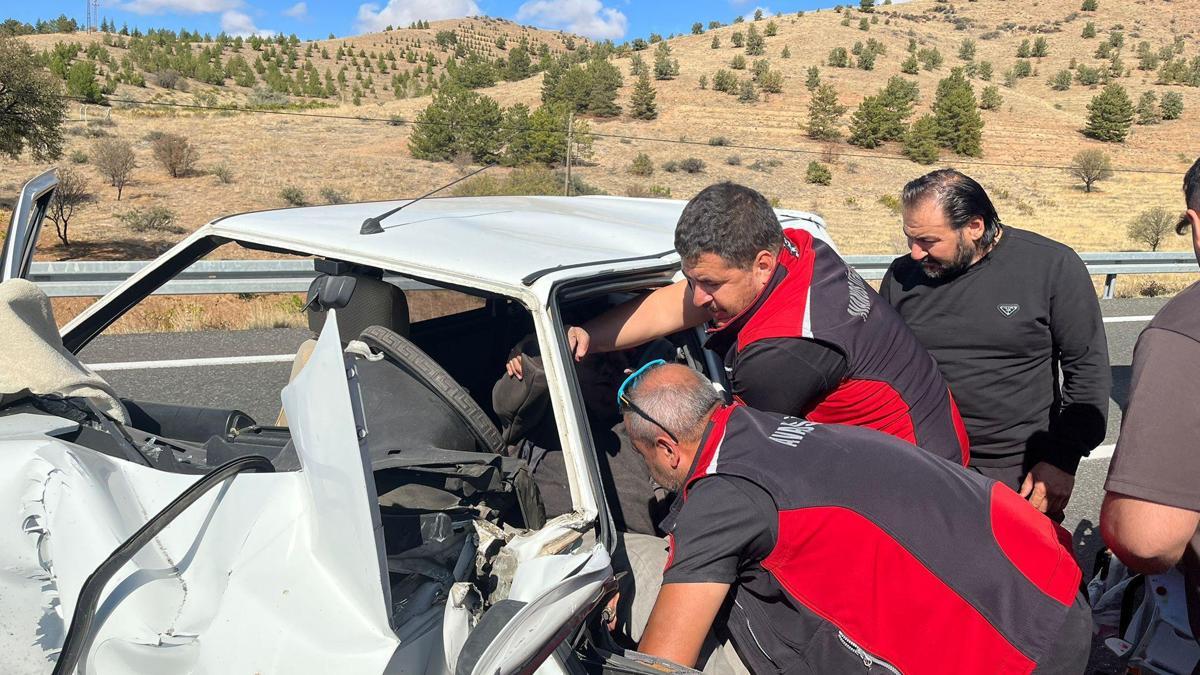 Nevşehir’de iki otomobil çarpıştı: 4 yaralı