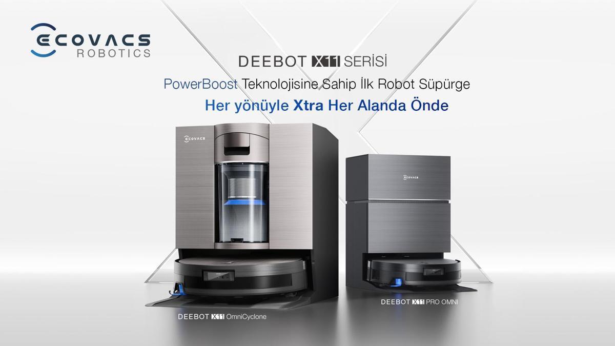 Ecovacs’tan Yeni Nesil Temizlik Deneyimi: DEEBOT X11 Serisi ile Tek Tuşla Konfor ve Derin Temizlik