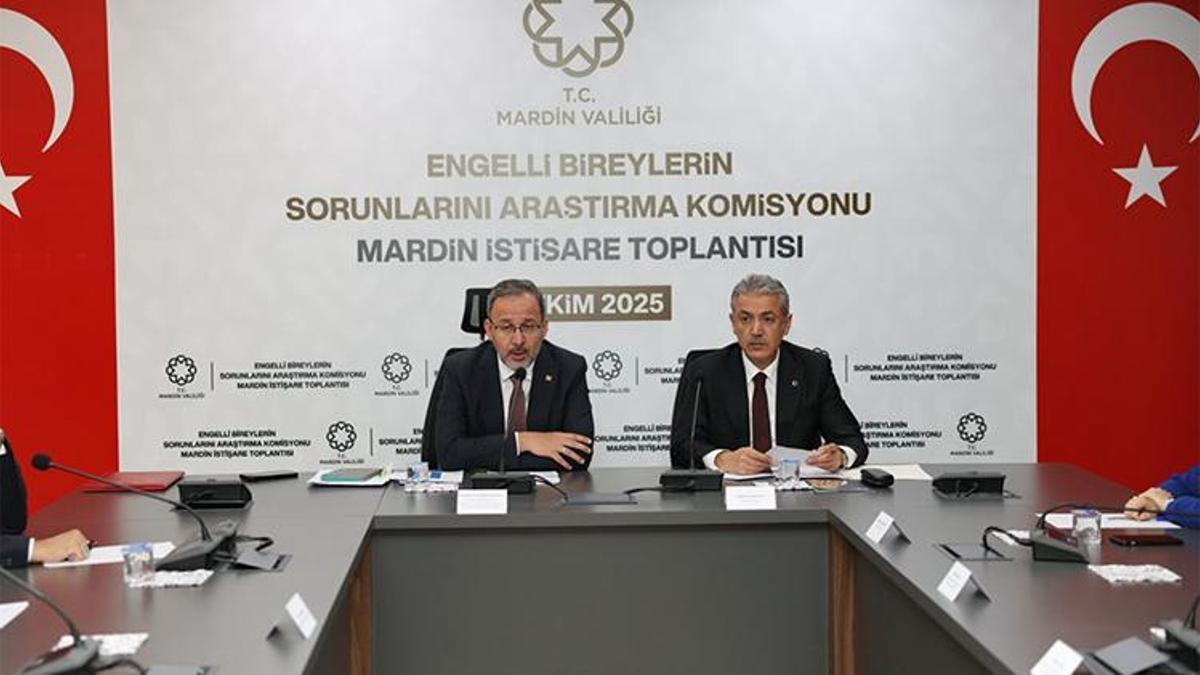 Engelli Bireylerin Sorunlarını Araştırma Komisyonu bölgesel toplantılarına Mardin’den başladı