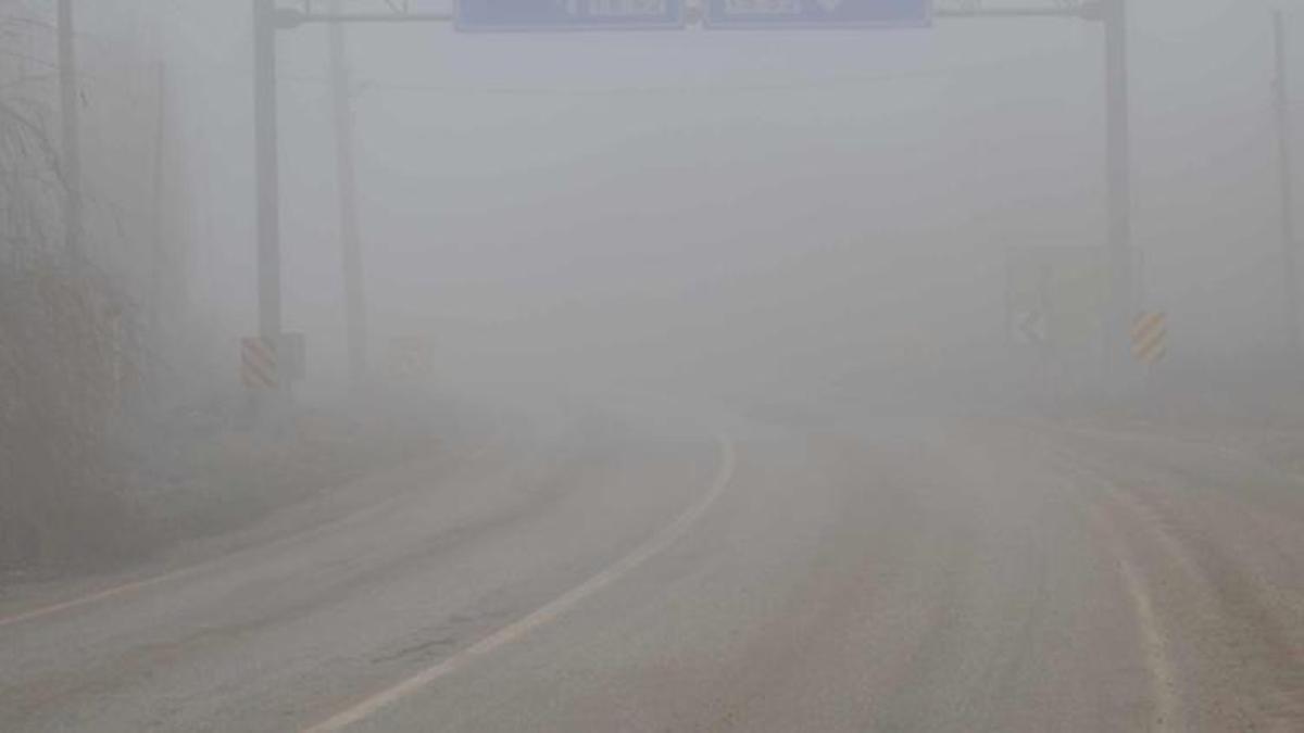 Eskişehir'de sis etkili oldu