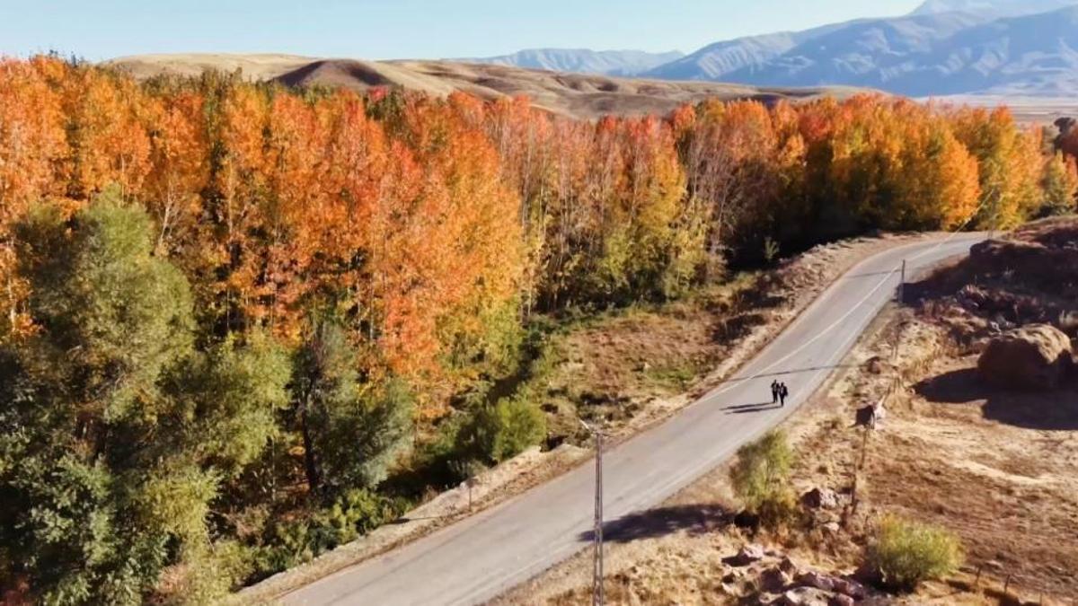 Cilo Dağı eteklerinde sonbahar manzaraları! Yüksekova'daki doğa harikası Suüstü köyü ziyaretçi akınına uğruyor