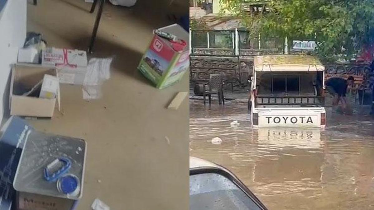 Adana'da sağanak günlük yaşamı olumsuz etkiledi! İş yerlerini su bastı, araçlar mahsur kaldı