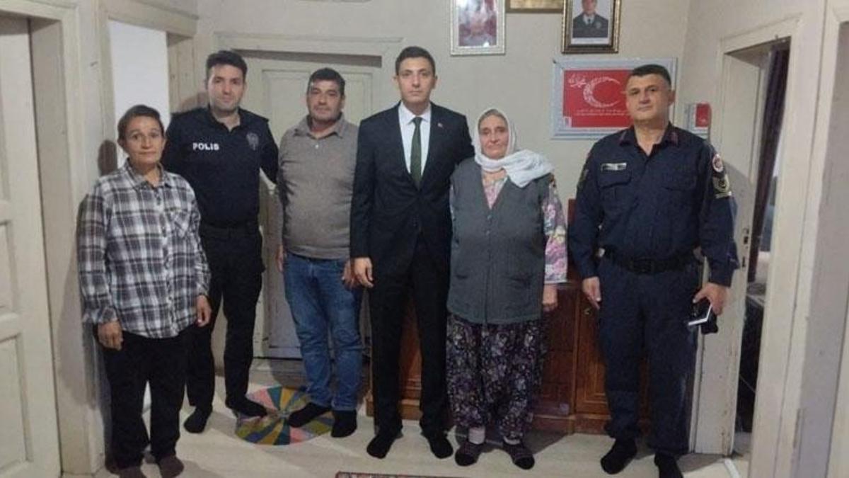 Güdül ilçesi Kaymakamı'nın ilk ziyareti şehit aileleri oldu