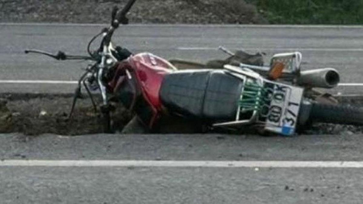 Osmaniye'de iş makinesiyle çarpışan motosikletin sürücüsü hayatını kaybetti