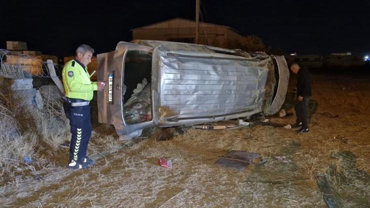 Karaman’da can pazarı! Panelvan araç takla attı: 5’i çocuk 7 yaralı