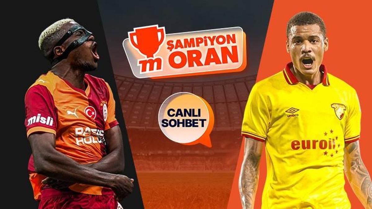 Galatasaray, Süper Lig'de Göztepe'yi konuk edecek! Zorlu maçın heyecanı canlı sohbet ve Şampiyon Oranlar ile Misli'de