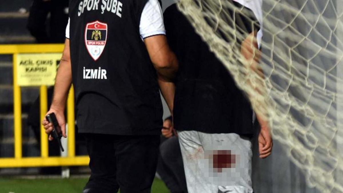 Altay ile Karşıyaka maçı sonrası rezaletin fotoğrafı ortaya çıktı