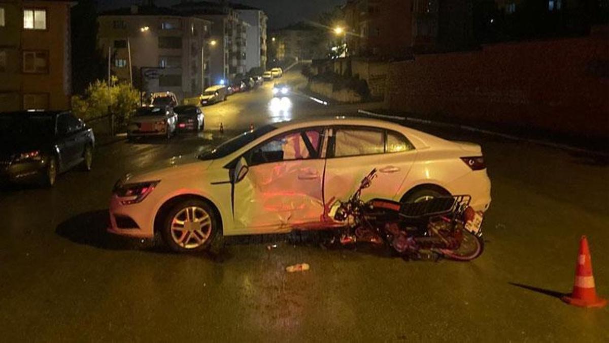 Safranbolu’da otomobille motosikletin çarpıştığı kazada 2 kişi yaralandı