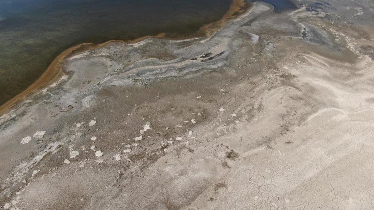 Erçek Gölü son 30 yılda büyük çekilme yaşadı