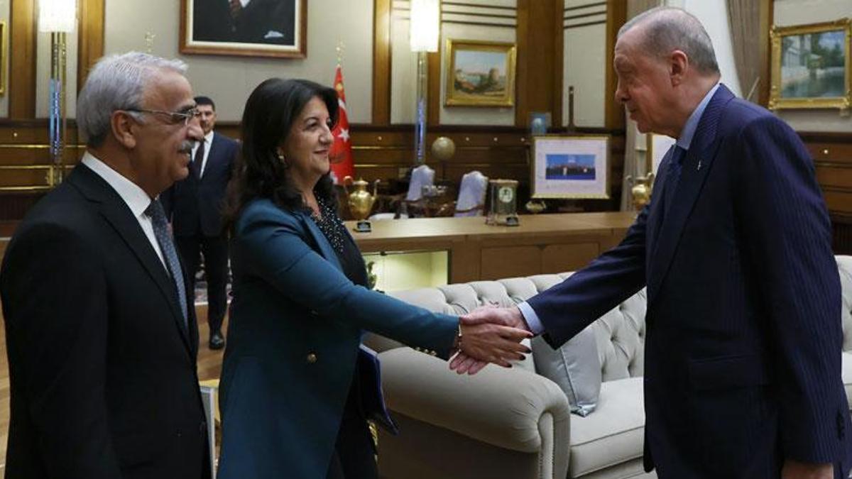 Cumhurbaşkanı Erdoğan, DEM Parti heyetini kabul etti