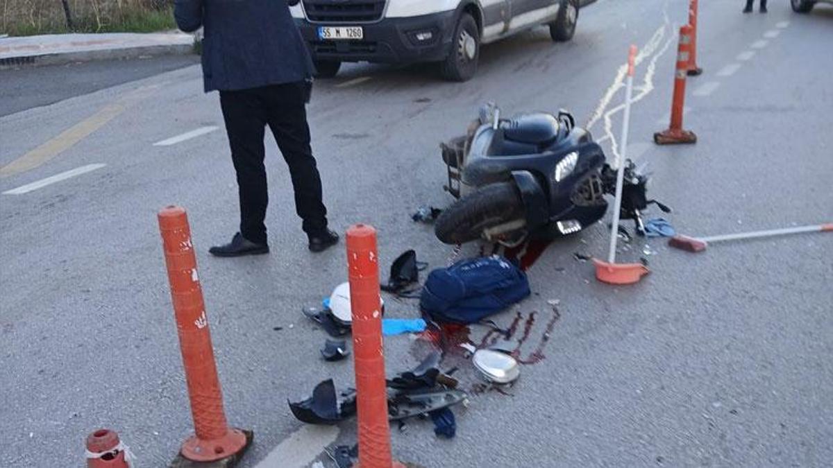 Atakum'da ambulansın çarptığı üniversite öğrencisi, öldü