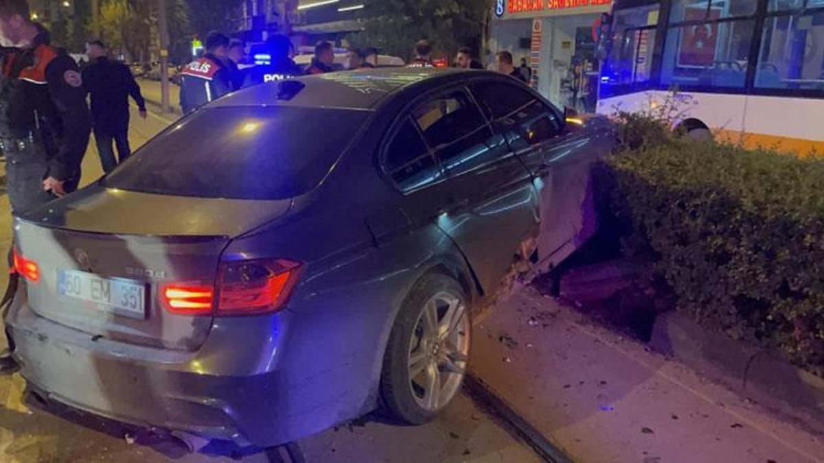 Tepebaşı'nda polisin "dur" ihtarına uymadı kaçtı, kaza yapınca yakalandı