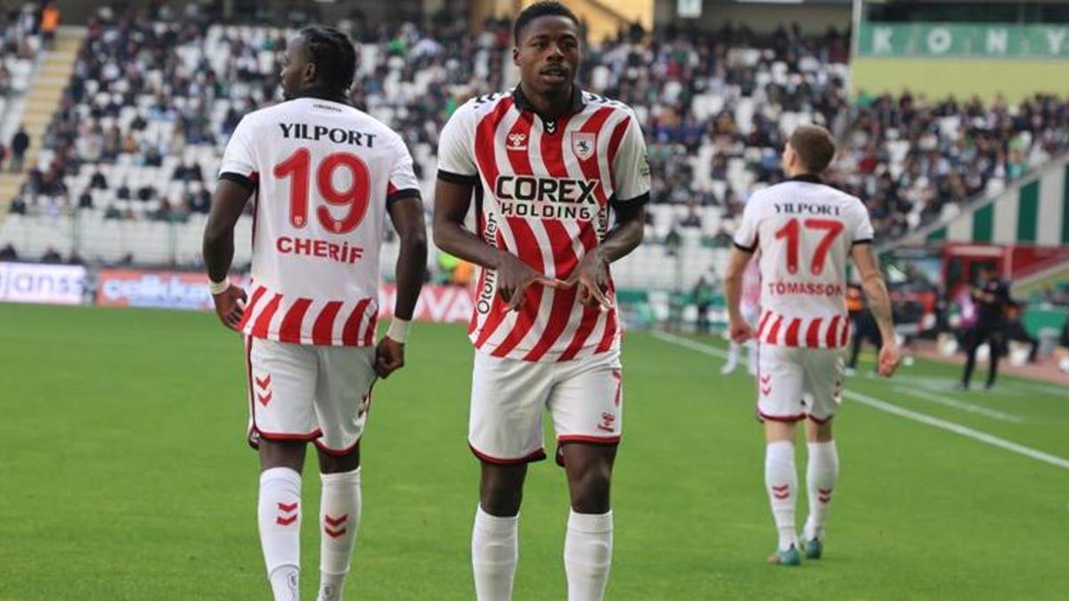 Samsunspor, Konyaspor'u rahat geçti! 3 gol birden