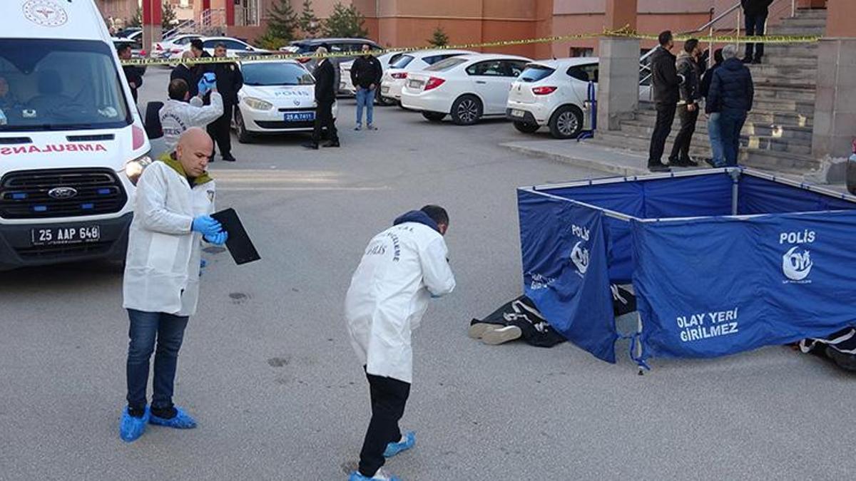 Erzurum'da kadın cinayeti! Kovaladığı kadını vurduktan sonra intihar etti
