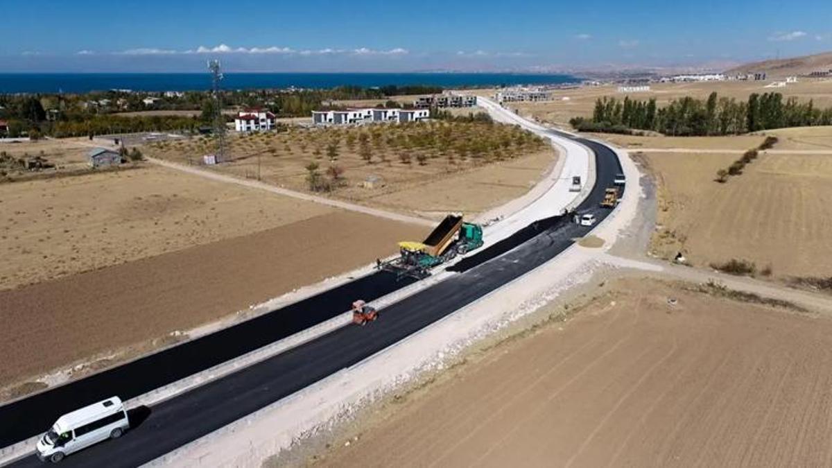 Van'da trafiği rahatlatacak yolda sona doğru! Açılış tarihi belli oldu