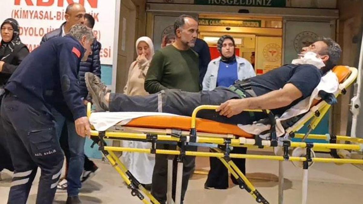 Bursa’da römork halatı koptu, demir parçası yüzüne saplandı