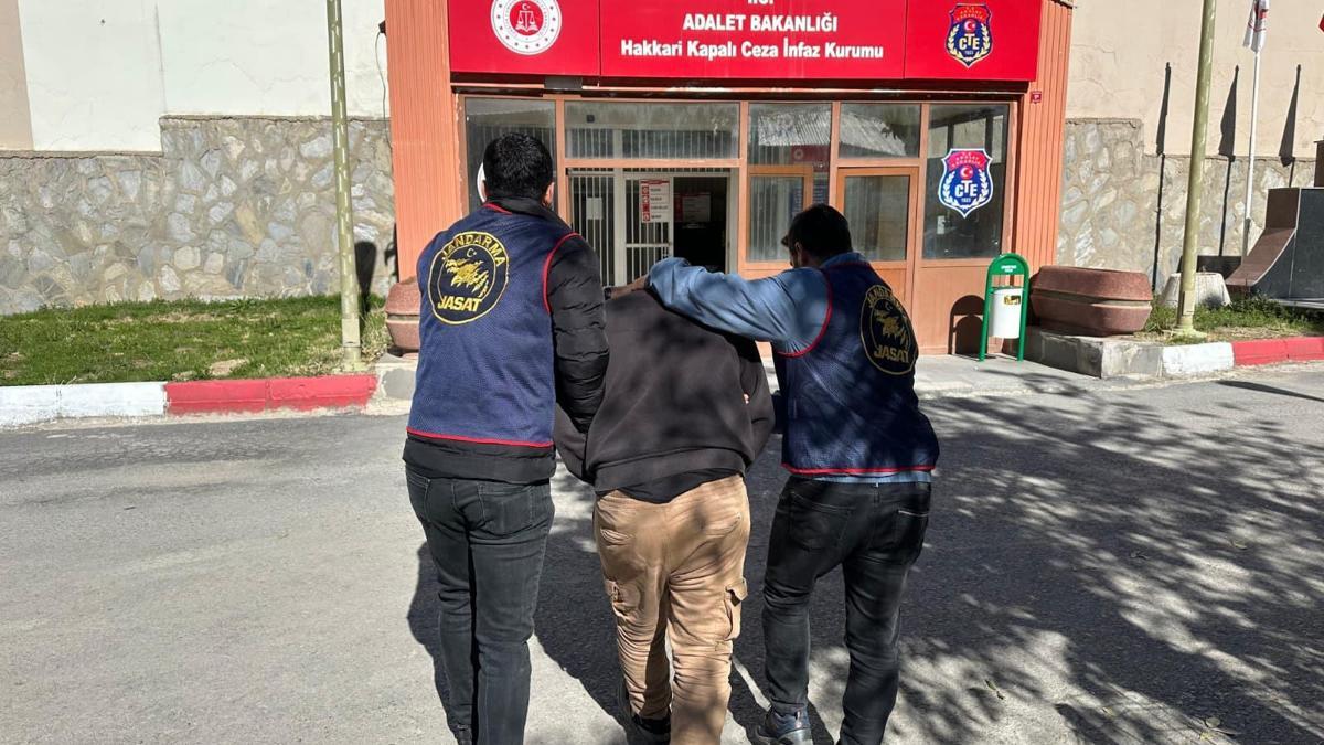 Hakkari'de kesinleşmiş 31 yıl hapis cezası bulunan hükümlü yakalandı