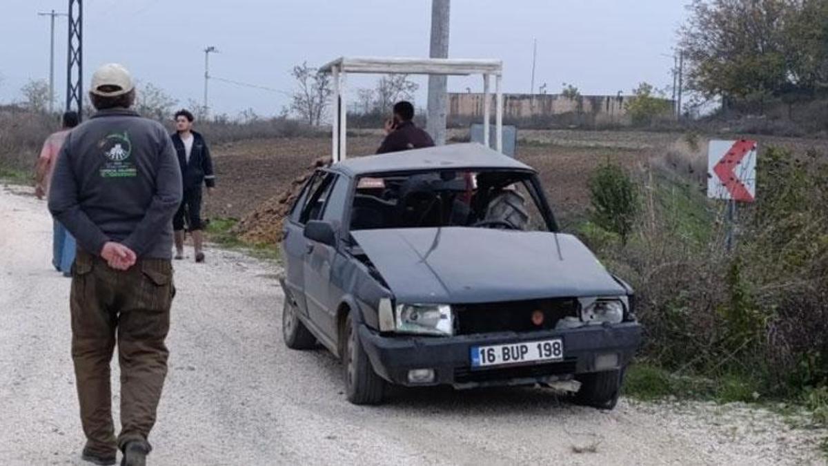 Yenişehir’de iki otomobil çarpıştı: 1 ölü, 2 yaralı