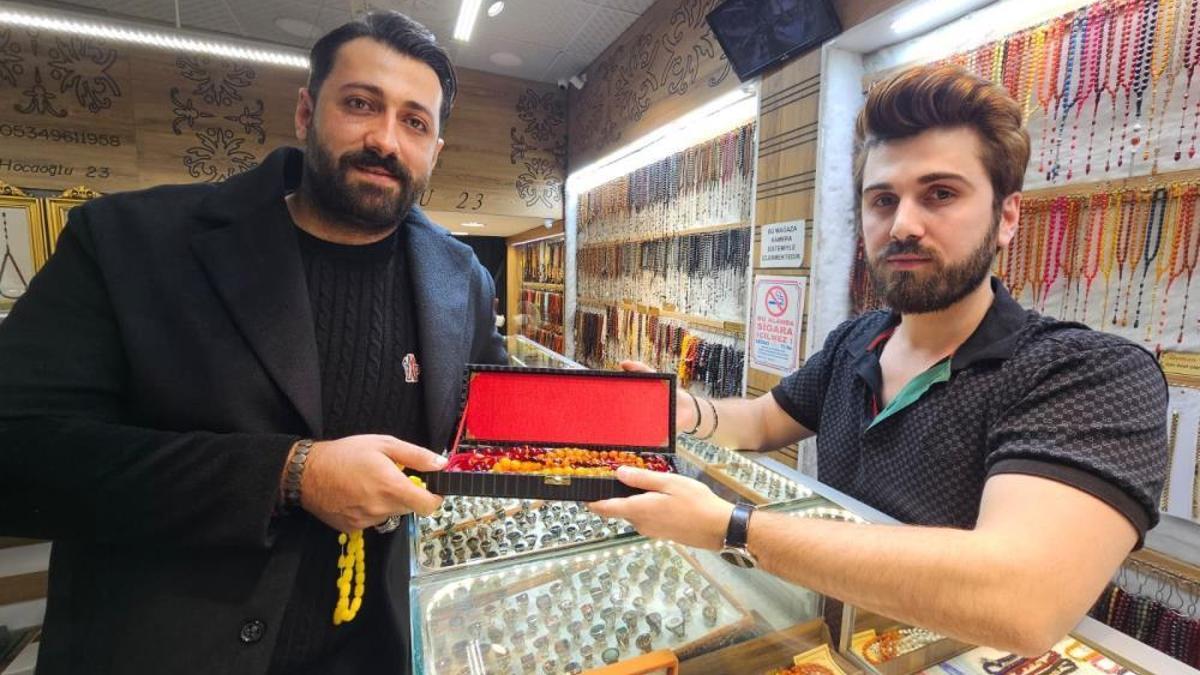 Tespih de en pahalı tutkular arasında girdi! Tam 1 milyon 600 bin lira ödedi