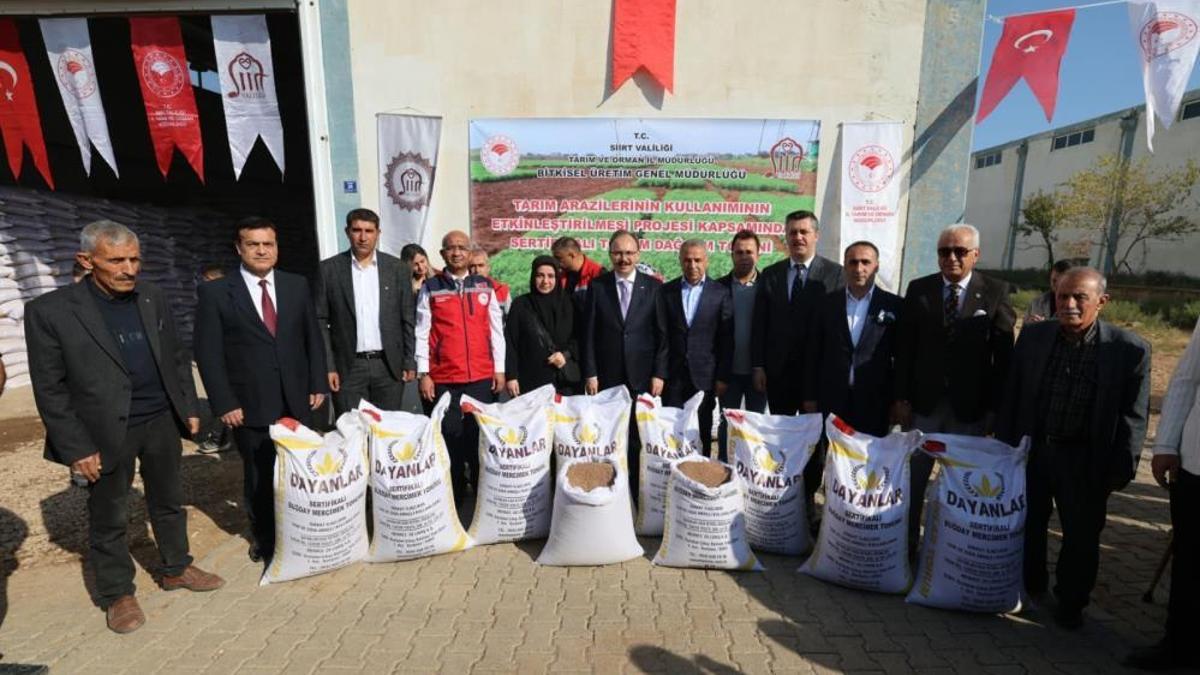 Siirt'te çiftçilere dev destek! 203 ton dağıtıldı! 588 üreticinin kazancı katlanacak
