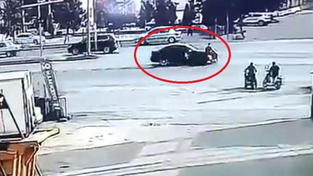 Adana'da kırmızı ışıkta geçen otomobil ile çarpışan motosikletin sürücüsü seyis, ağır yaralandı