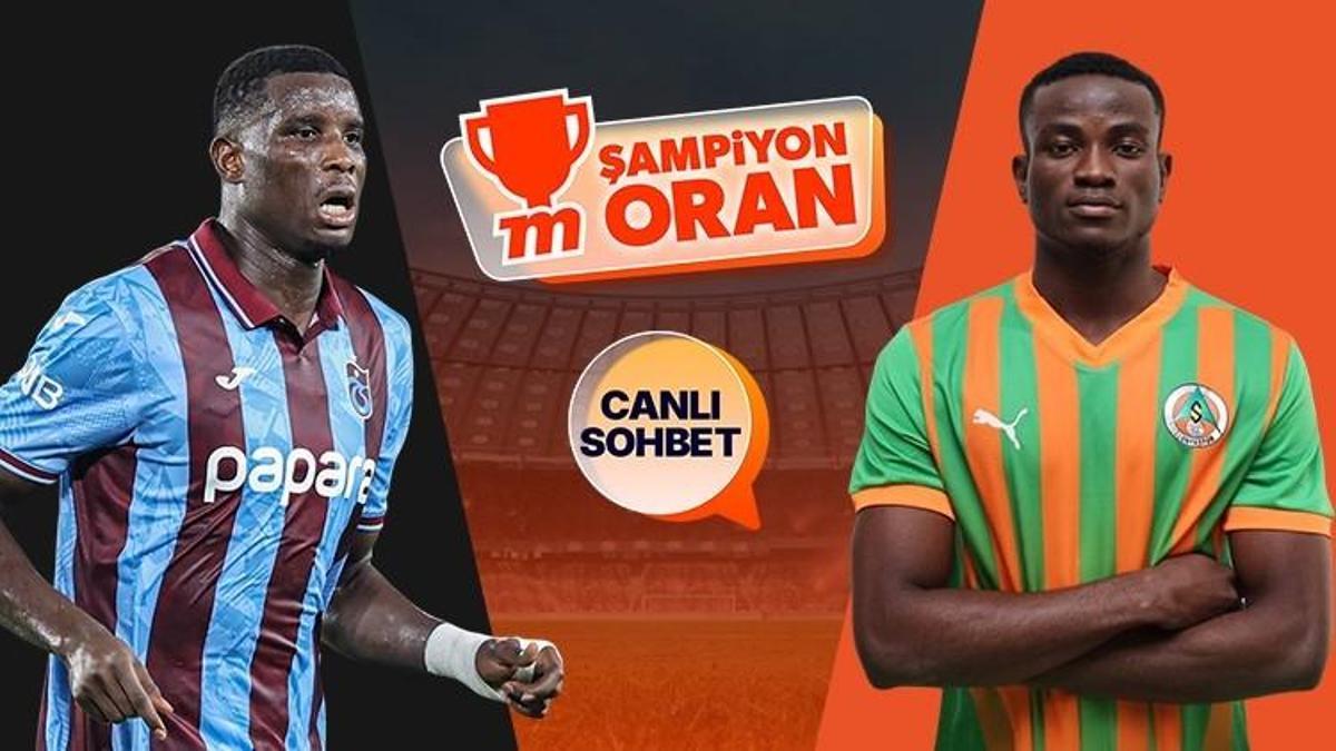 Trabzonspor, Alanyaspor'u ağırlıyor! Maçın heyecanı canlı sohbet ve Şampiyon Oranlar ile Misli'de