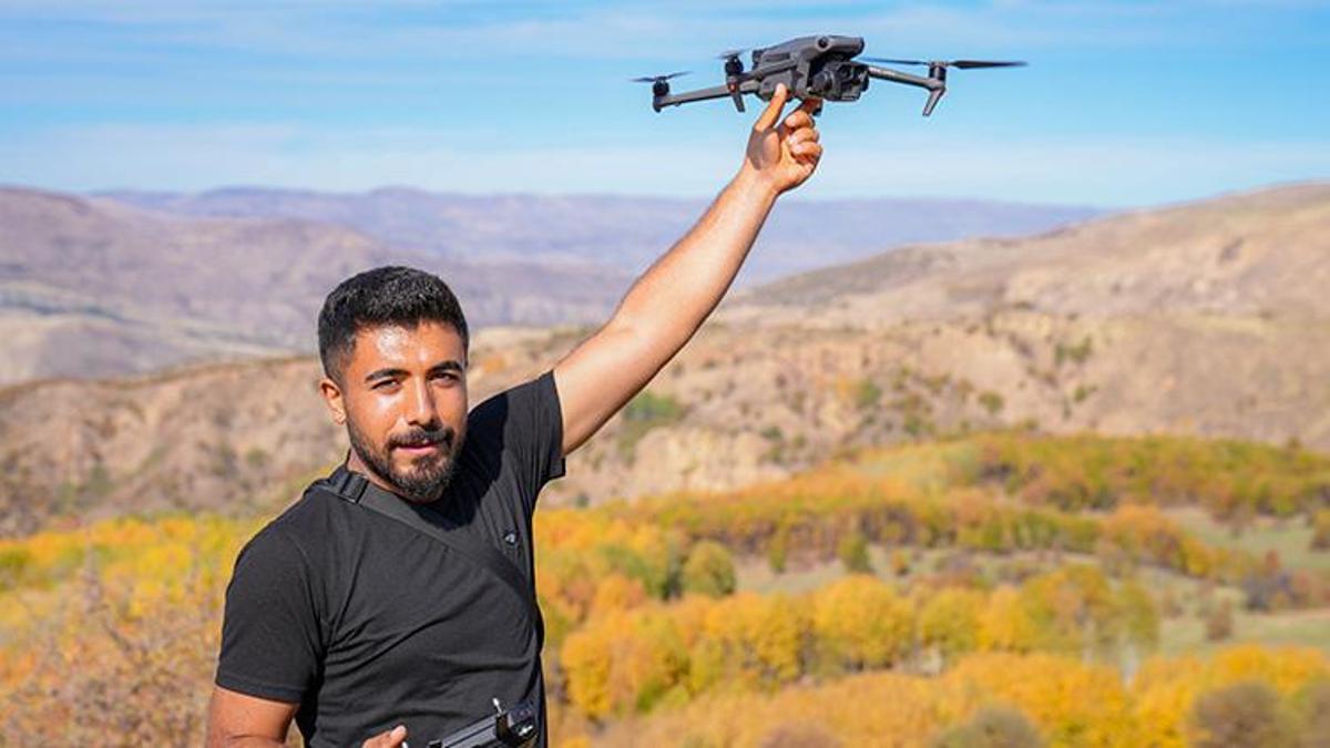Diyarbakırlı genç dronuyla köylülerin yardımına koşuyor! İnşaatlarda çalışarak satın aldı şimdi herkes duacısı