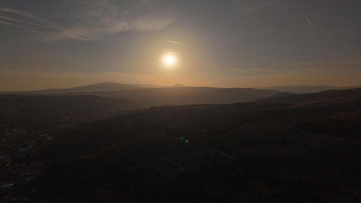Çankırı’da gün batımı kartpostallık manzara oluşturdu