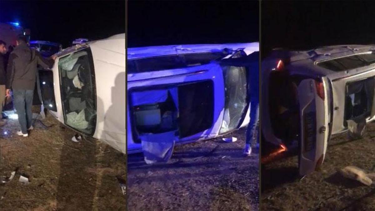 Hakkari Yüksekova'da trafik kaza: 5 yaralı