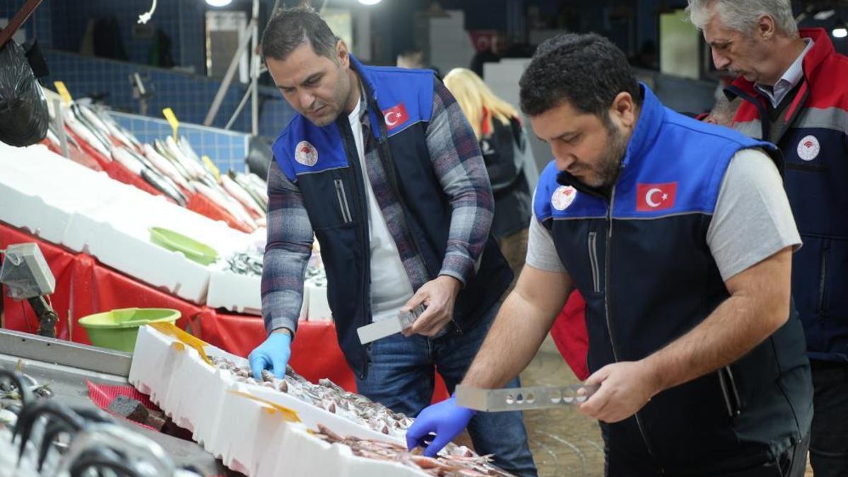 Balık tezgahlarına yakın markaj! 109 kişi ve işletmeye 2,5 milyon TL ceza