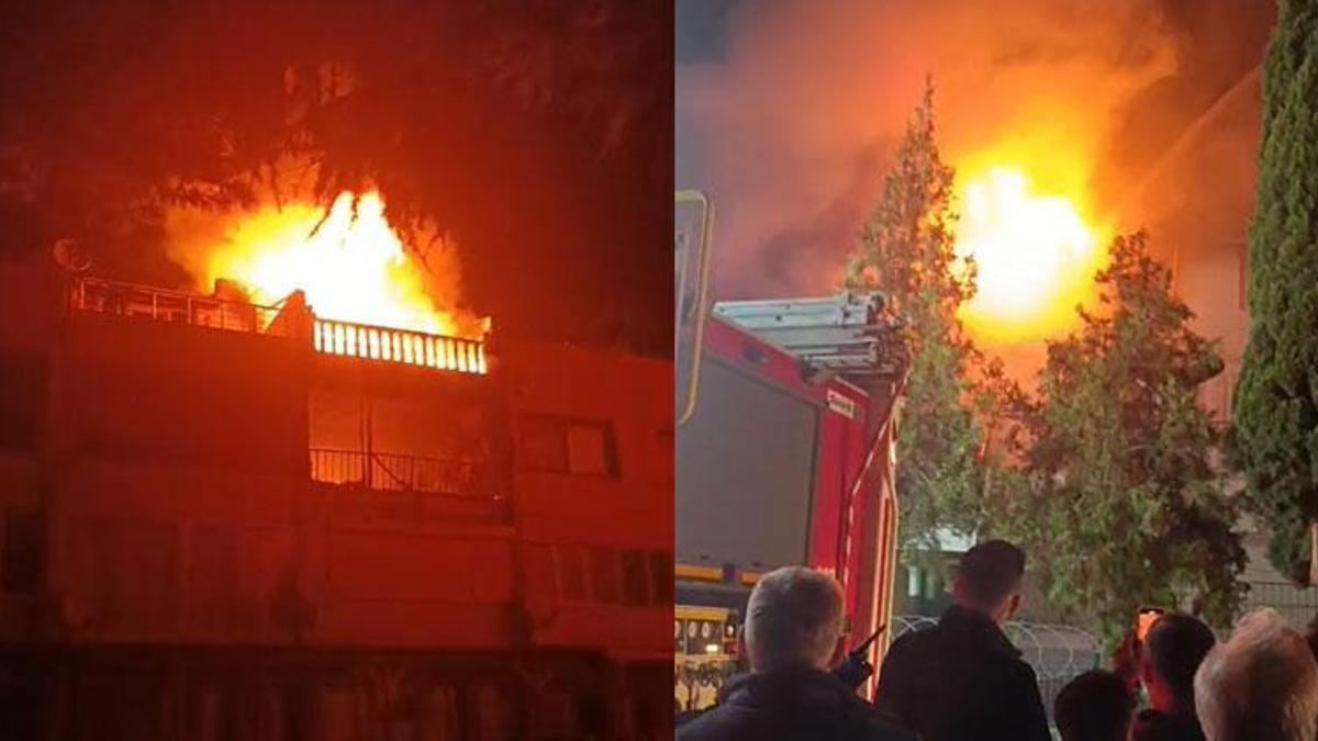 Tekirdağ Çorlu'da yazlık sitede ev yangını