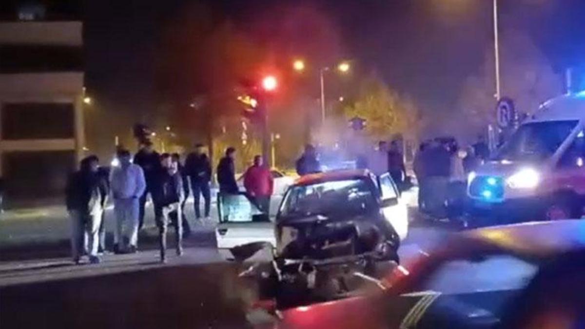 Çorum’da tır ile otomobil çarpıştı: 1 yaralı