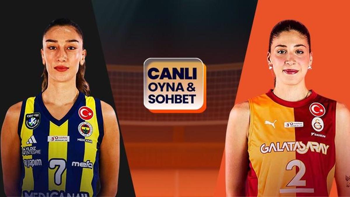 Voleybolda dev derbi! Fenerbahçe-Galatasaray maçının heyecanı canlı sohbet ve Şampiyon Oranlar ile Misli'de