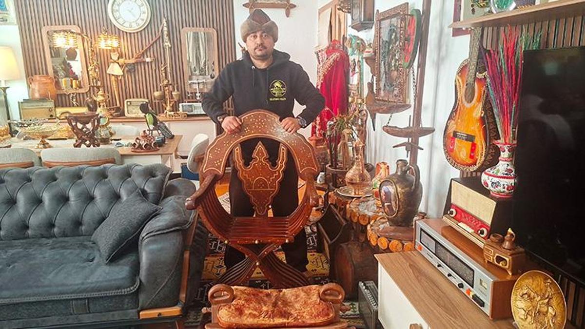 Evinin bir odasını müzeye çevirdi! Herkes görmek için evine akın ediyor: Fiyatları 2 bin ila 60 bin arası değişiyor