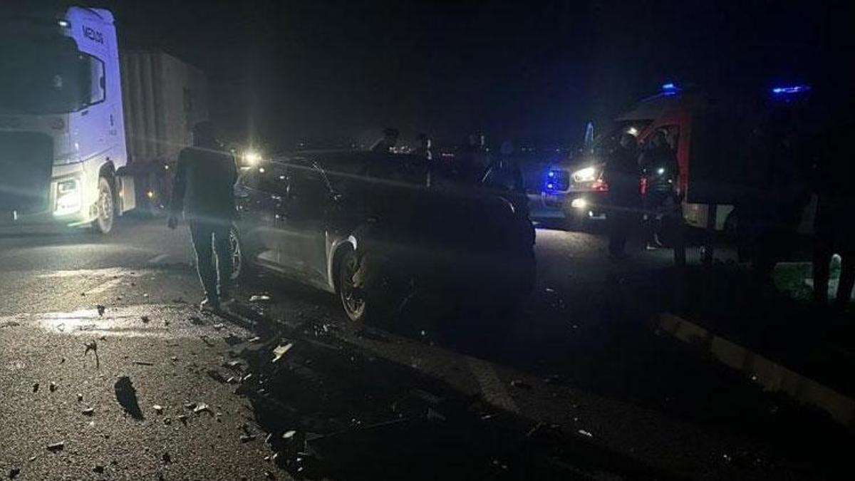 Tekirdağ Muratlı çevreyolunda iki araç çarpıştı: 2 yaralı