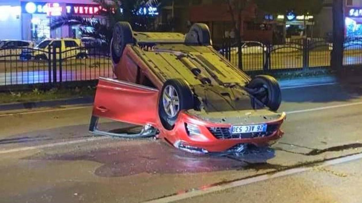 Samsun'da zincirleme kaza; 1 yaralı