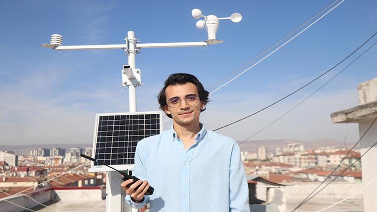 Kayserili öğrenci icat etti! ABD'de görüp 3 haftada hazırladı: Anlık uyarılar gönderiyor
