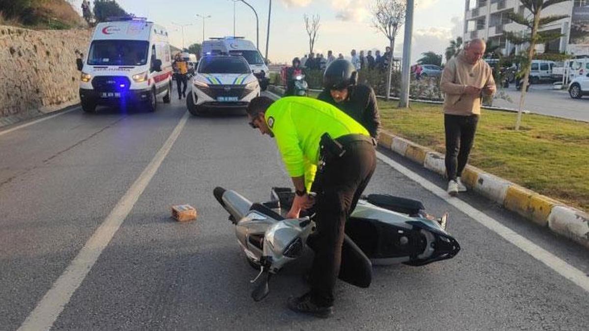 Aydın'da motosiklet refüje çarptı: 1 ölü, 1 yaralı