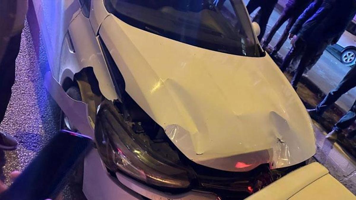 Mardin Kızıltepe’de maddi hasarlı trafik kazası
