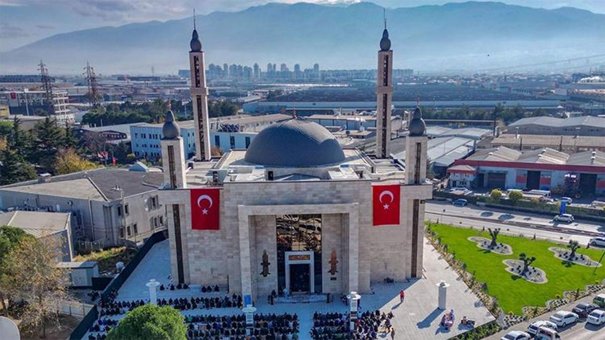 Bursa Demirtaş Organize Sanayi Bölgesi'ne 5 bin kişilik cami