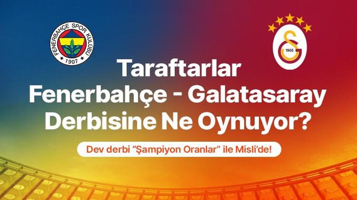 Taraftarlar derbide favori Fenerbahçe diyor. Özel oyunlar ile oyuncu bahislerinde Marco Asensio ve Victor Osimhen öne çıkıyor. İşte taraftarın derbi tercihleri!