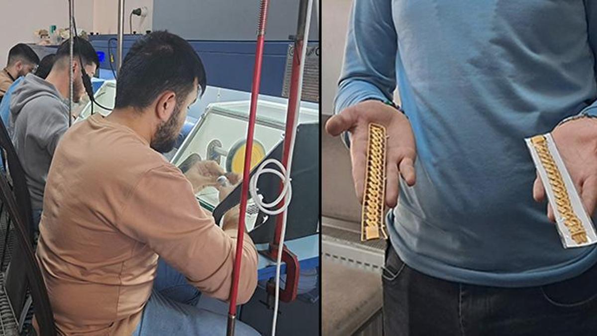 Kilis’te üretip Türkiye'nin her yerine gönderiyorlar! Genç ustalar altına yön veriyor! Sırrı ise 124 ayar güven